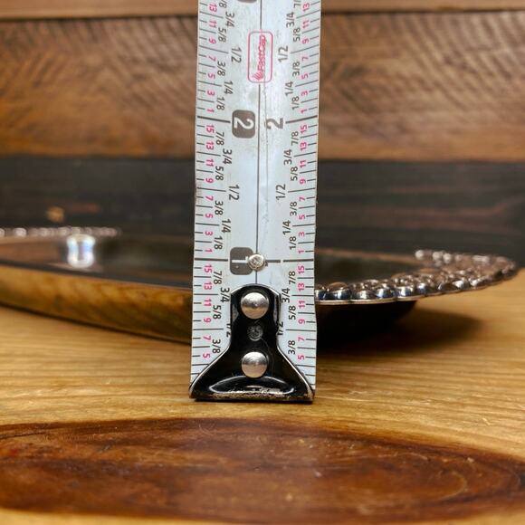 1847 Rogers Bros Silver Plated Party Platter, Serving Trinket Jewelry Dish - Picture 7 of 8